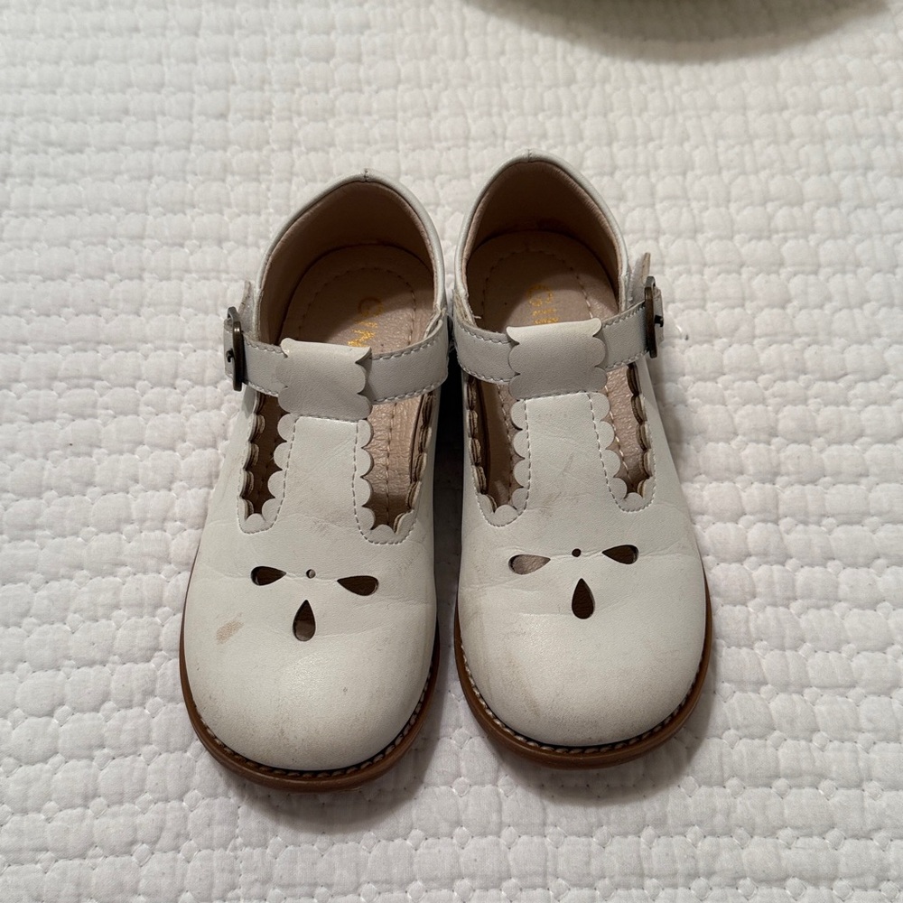 Girls Toddler Ginfive T-strap Mary Jane Style Leather Flats Size 10 Little Girl
